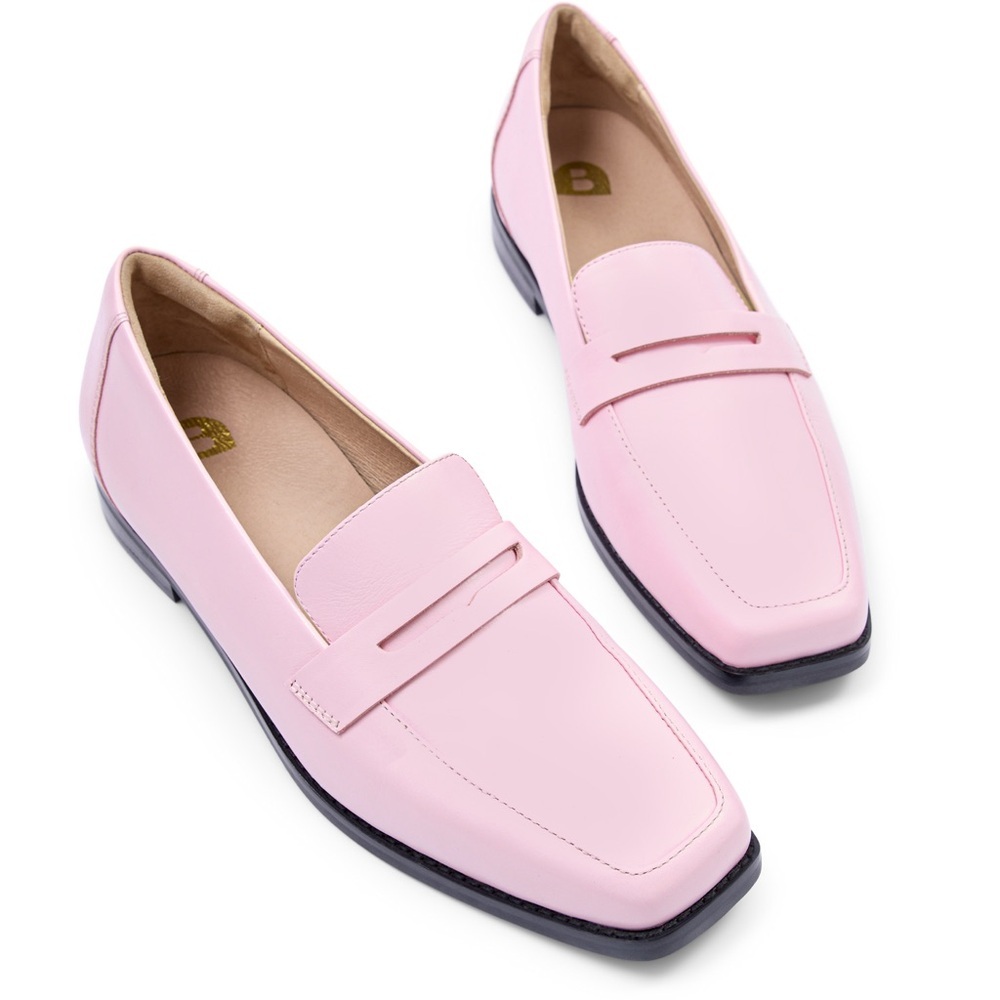 Classic Pink Bared PIiha Leather Loafers - Women's - Picture 2 of 15